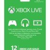 Microsoft Xbox LIVE 12 Month Gold Card