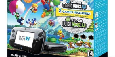 Nintendo Wii U Deluxe Set: Super Mario Bros U & Luigi U