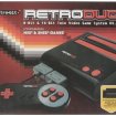 Retro-Bit Retro Duo Twin Video Game System NES and SNES – Black/Red