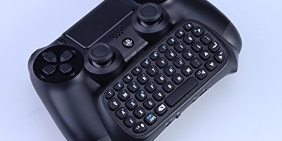 PS4 Bluetooth Mini Wireless Chatpad Message Game Controller Keyboard for Sony Playstation PS4 Controller Black